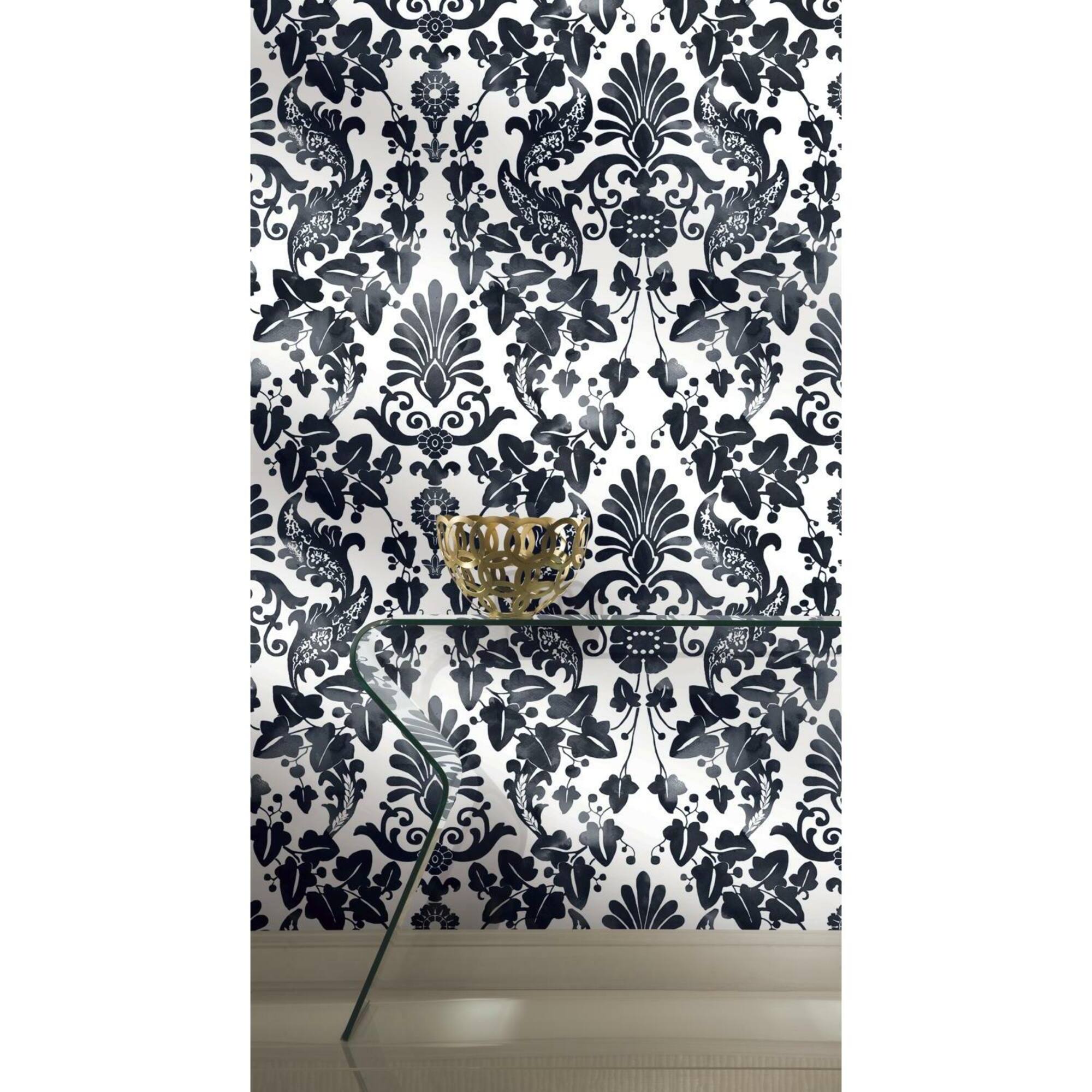 RoomMates Vine Damask Peel & Stick Wallpaper